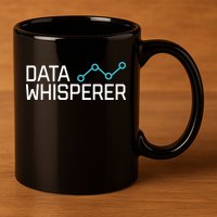 Data Whisperer Funny Science Analyst Software Engineer 11oz C Handle Ceramic Mug