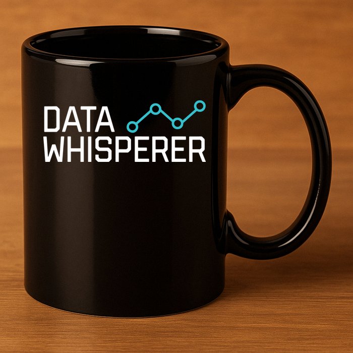 Data Whisperer Funny Science Analyst Software Engineer 11oz C Handle Ceramic Mug