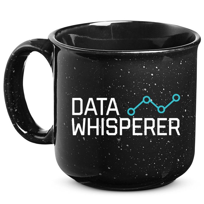 Data Whisperer Funny Science Analyst Software Engineer 15oz Campfire Ceramic Mug