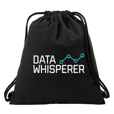 Data Whisperer Funny Science Analyst Software Engineer Drawstring Bag