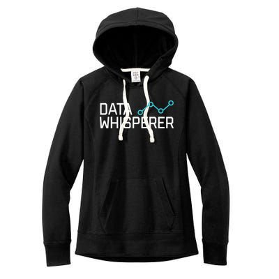 Data Whisperer Funny Science Analyst Software Engineer Women's Fleece Hoodie