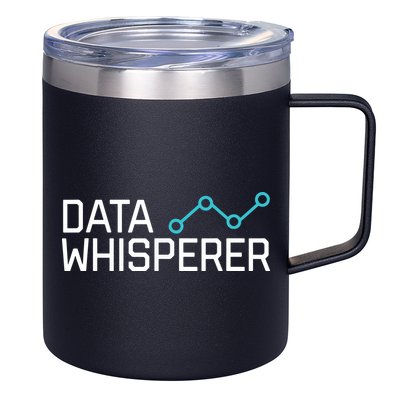 Data Whisperer Funny Science Analyst Software Engineer 12oz Stainless Steel Coffee Mug