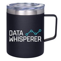 Data Whisperer Funny Science Analyst Software Engineer 12oz Stainless Steel Coffee Mug