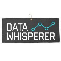 Data Whisperer Funny Science Analyst Software Engineer Large Microfiber Waffle Golf Towel