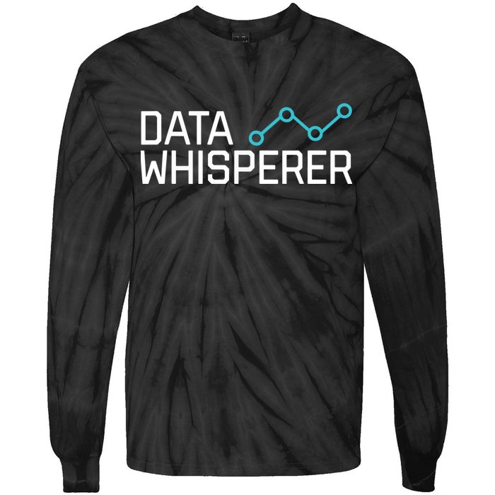 Data Whisperer Funny Science Analyst Software Engineer Tie-Dye Long Sleeve Shirt