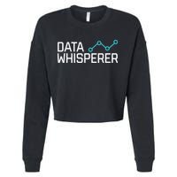 Data Whisperer Funny Science Analyst Software Engineer Cropped Pullover Crew