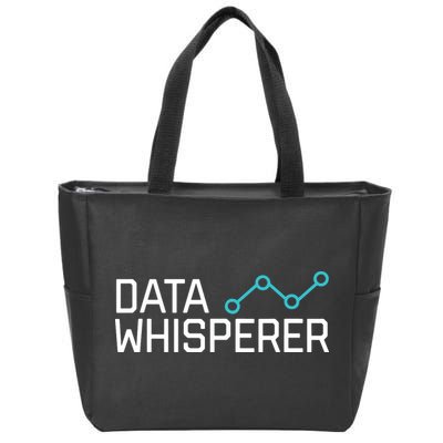 Data Whisperer Funny Science Analyst Software Engineer Zip Tote Bag