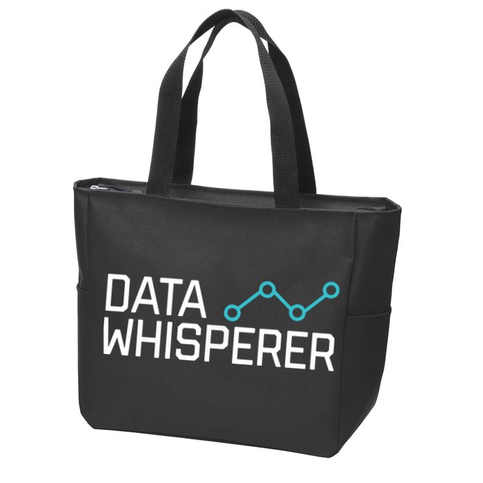 Data Whisperer Funny Science Analyst Software Engineer Zip Tote Bag