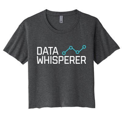 Data Whisperer Funny Science Analyst Software Engineer Crop Top