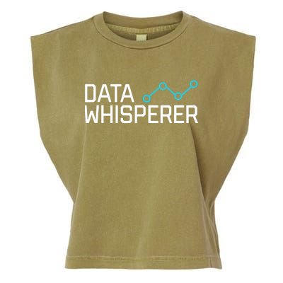 Data Whisperer Funny Science Analyst Software Engineer Garment-Dyed Women's Muscle Tee