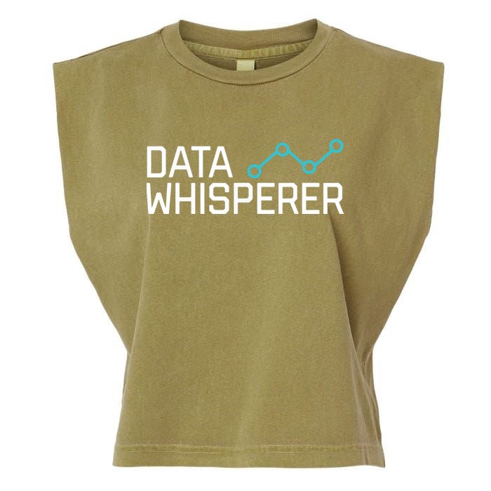 Data Whisperer Funny Science Analyst Software Engineer Garment-Dyed Women's Muscle Tee