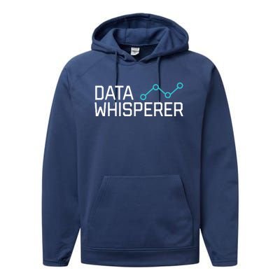 Data Whisperer Funny Science Analyst Software Engineer Performance Fleece Hoodie