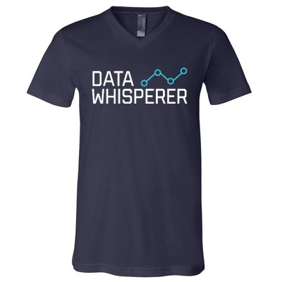 Data Whisperer Funny Science Analyst Software Engineer V-Neck T-Shirt