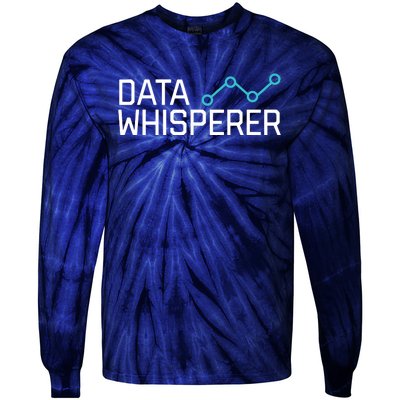 Data Whisperer Funny Science Analyst Software Engineer Tie-Dye Long Sleeve Shirt