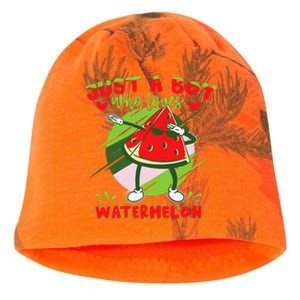 Dabbing Watermelon Fruit Kati - Camo Knit Beanie