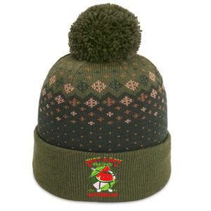 Dabbing Watermelon Fruit The Baniff Cuffed Pom Beanie