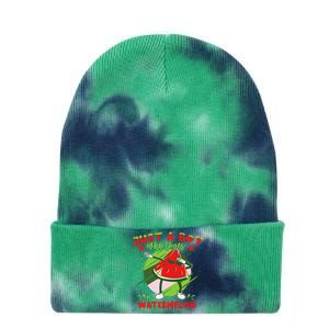 Dabbing Watermelon Fruit Tie Dye 12in Knit Beanie