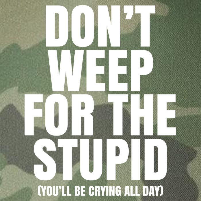 DonT Weep For The Stupid YouLl Be Crying All Day Alexander Anderson Legacy Tie Dye Trucker Hat