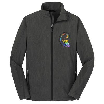 Dream Without Fear Love Without Limits Elephant LGBT Core Soft Shell Jacket