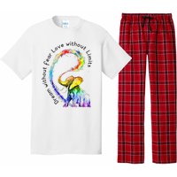 Dream Without Fear Love Without Limits Elephant LGBT Pajama Set