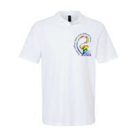 Dream Without Fear Love Without Limits Elephant LGBT Softstyle Adult Sport Polo