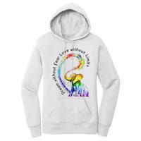 Dream Without Fear Love Without Limits Elephant LGBT Women's Pullover Hoodie