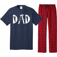 Dad Woodworking Funny Woodworker Handyman Carpenter Pajama Set