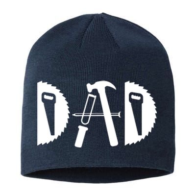 Dad Woodworking Funny Woodworker Handyman Carpenter Sustainable Beanie