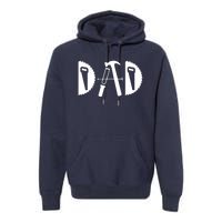 Dad Woodworking Funny Woodworker Handyman Carpenter Premium Hoodie