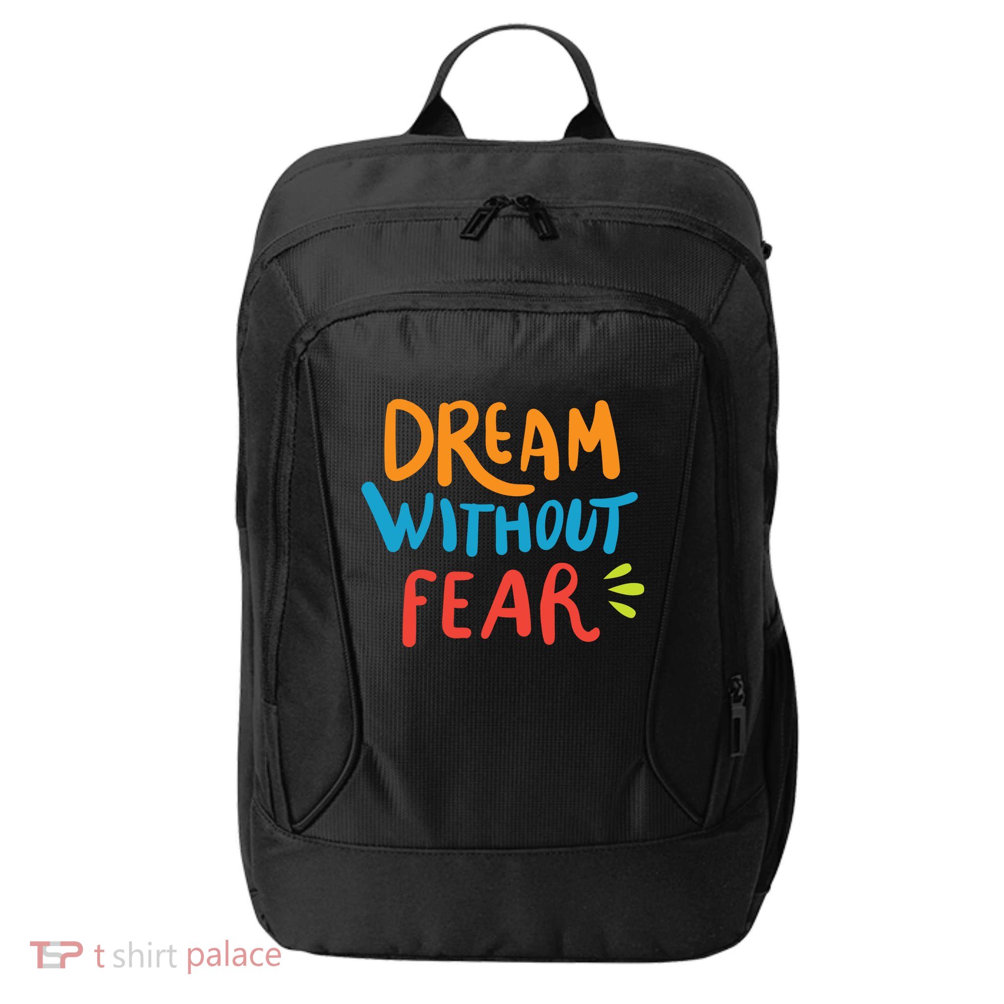 Dream Without Fear Inspirational Meme City Backpack