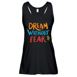 Dream Without Fear Inspirational Meme Ladies Essential Flowy Tank