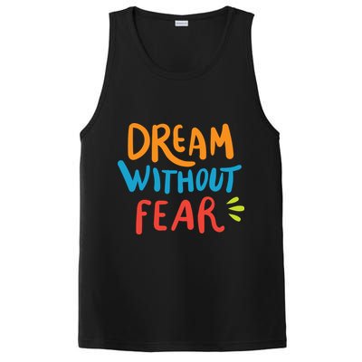 Dream Without Fear Inspirational Meme PosiCharge Competitor Tank