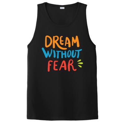 Dream Without Fear Inspirational Meme PosiCharge Competitor Tank