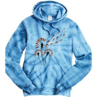 Dandelion Warthogs For Warthog Lover Warthog Tie Dye Hoodie