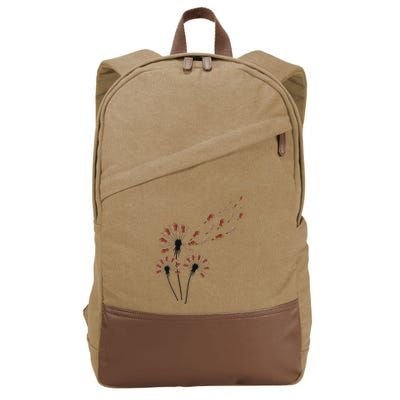Dandelion Warthogs For Warthog Lover Warthog Cotton Canvas Backpack
