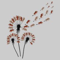 Dandelion Warthogs For Warthog Lover Warthog Tie-Dye T-Shirt