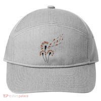 Dandelion Warthogs For Warthog Lover Warthog 7-Panel Snapback Hat
