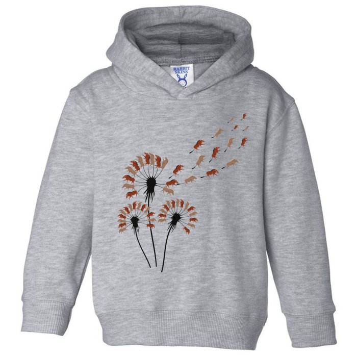 Dandelion Warthogs For Warthog Lover Warthog Toddler Hoodie