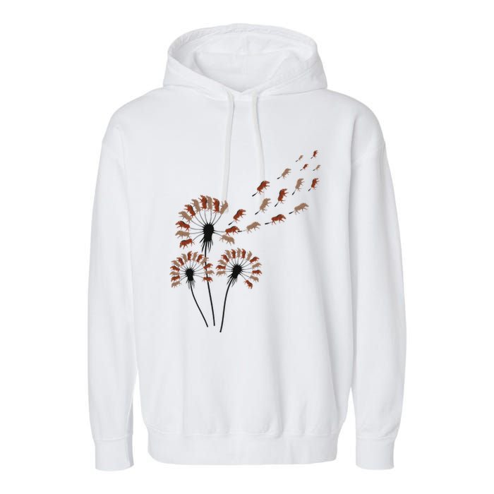 Dandelion Warthogs For Warthog Lover Warthog Garment-Dyed Fleece Hoodie