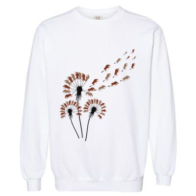 Dandelion Warthogs For Warthog Lover Warthog Garment-Dyed Sweatshirt