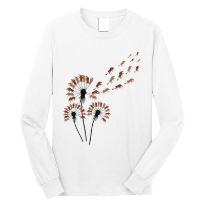 Dandelion Warthogs For Warthog Lover Warthog Long Sleeve Shirt