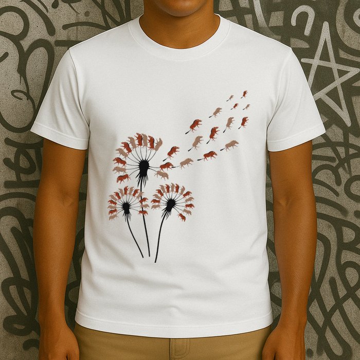Dandelion Warthogs For Warthog Lover Warthog T-Shirt