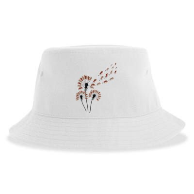 Dandelion Warthogs For Warthog Lover Warthog Sustainable Bucket Hat