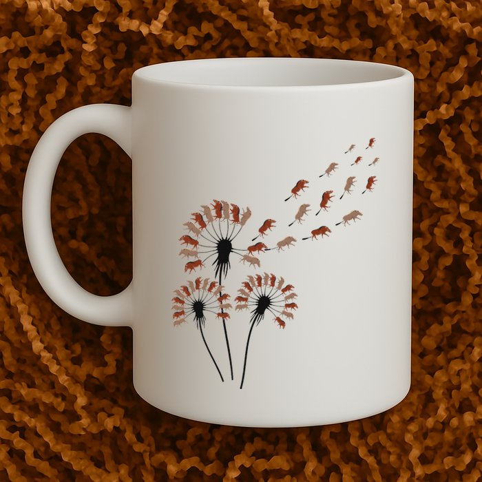 Dandelion Warthogs For Warthog Lover Warthog Mug