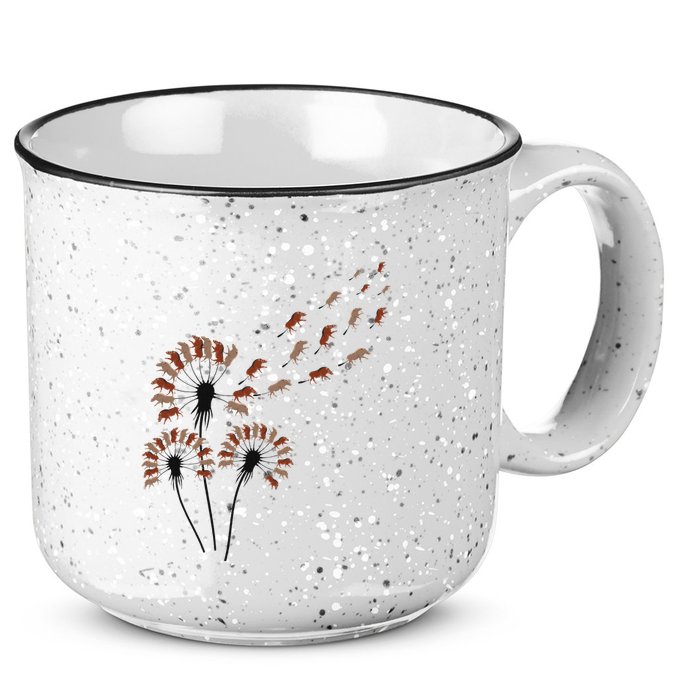Dandelion Warthogs For Warthog Lover Warthog 15oz Campfire Ceramic Mug