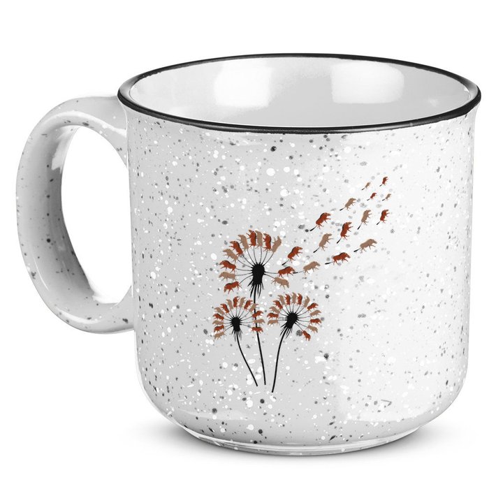 Dandelion Warthogs For Warthog Lover Warthog 15oz Campfire Ceramic Mug