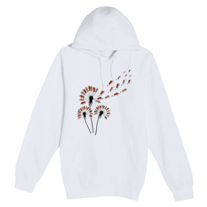 Dandelion Warthogs For Warthog Lover Warthog Premium Pullover Hoodie