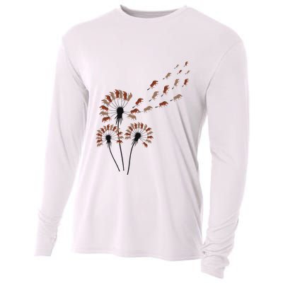Dandelion Warthogs For Warthog Lover Warthog Cooling Performance Long Sleeve Crew