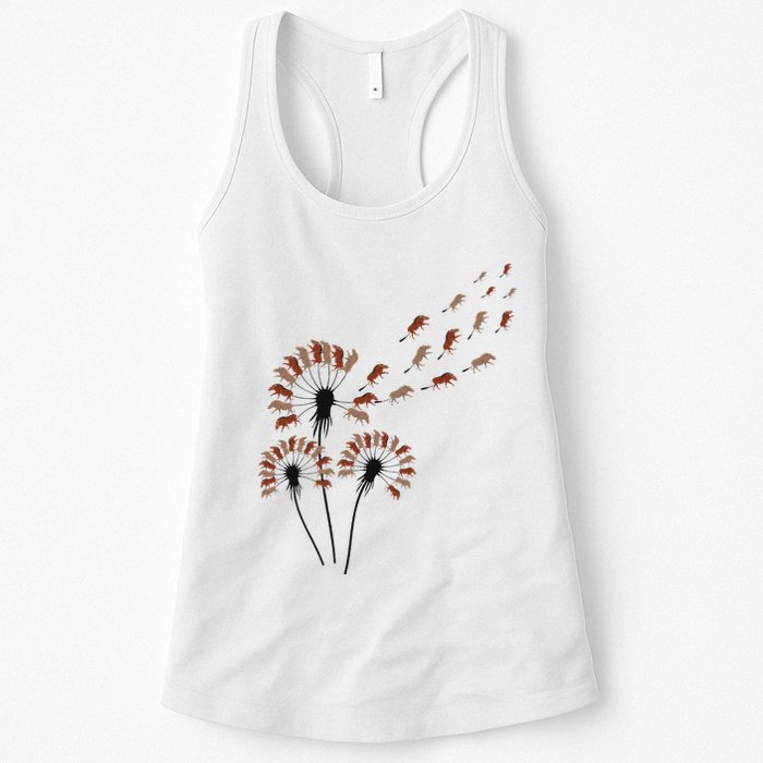 Dandelion Warthogs For Warthog Lover Warthog Womens Tank Top