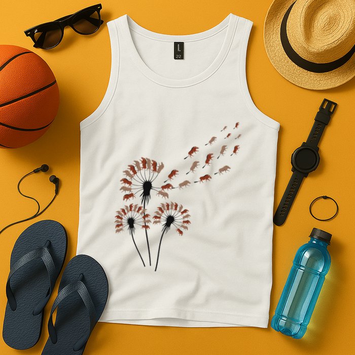 Dandelion Warthogs For Warthog Lover Warthog Tank Top